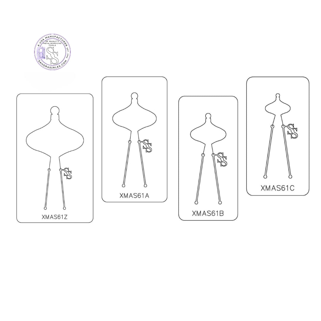 PANCAKE DIE XMAS61 CHRISTMAS ORNAMENT